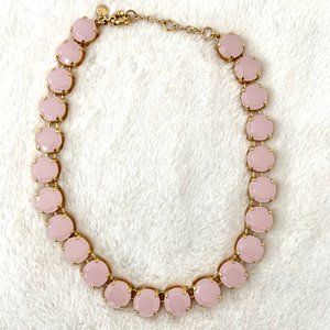 J. CREW TRANSLUCENT STONE NECKLACE IN PINK